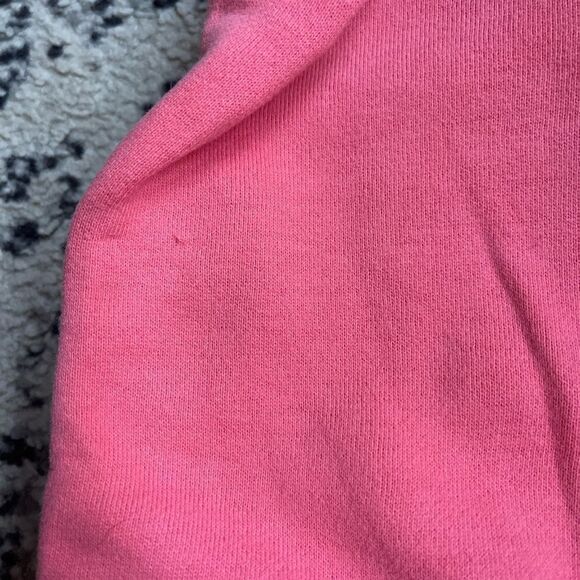 Small Amazon Essentials Pink Coral long sleeve lightweight fleece quarter zip - Picture 7 of 7